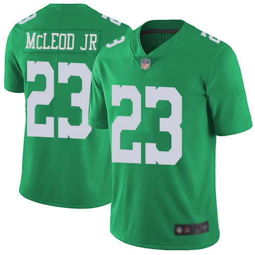 Men Philadelphia Eagles #23 Rodney McLeod Limited Green Rush Vapor Untouchable NFL Jersey Football